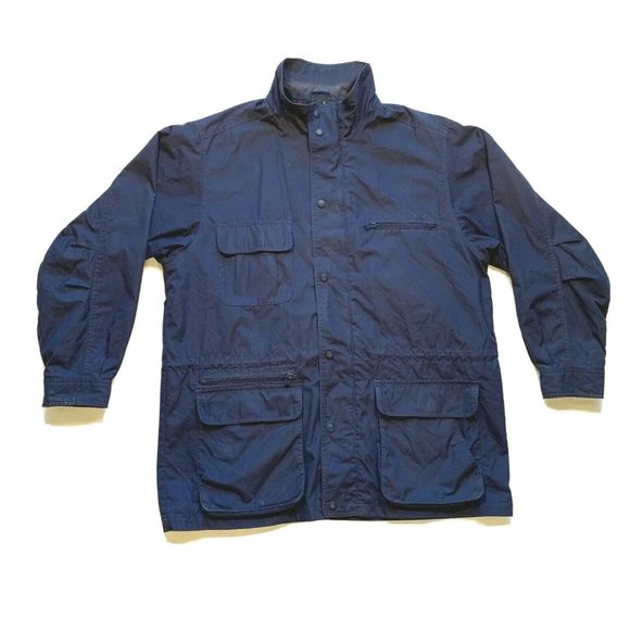 Eddie Bauer Wool Nylon Lined Mountain Parka Jacket Heavy-Duty Large No Hood‎ - Picture 1 of 12